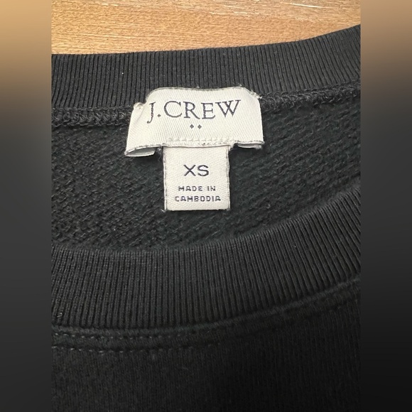 J Crew Leopard Heart Graphic Sweatshirt - Picture 6 of 7